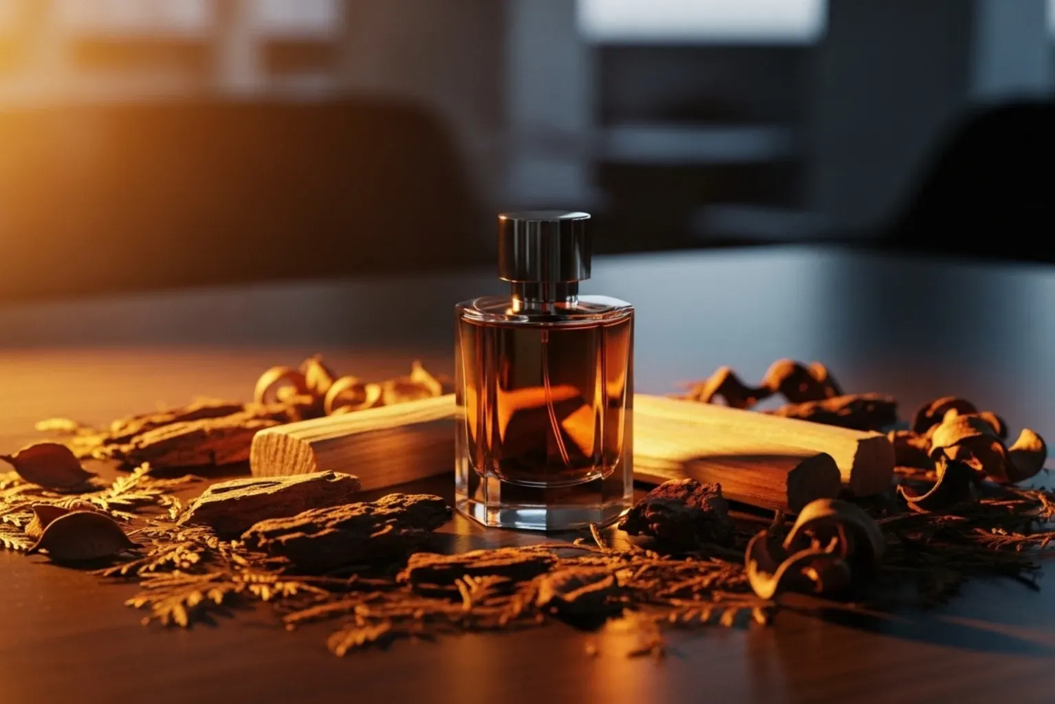 Perfume amadeirado no Rio de Janeiro, elegância leve que acolhe o ambiente corporativo