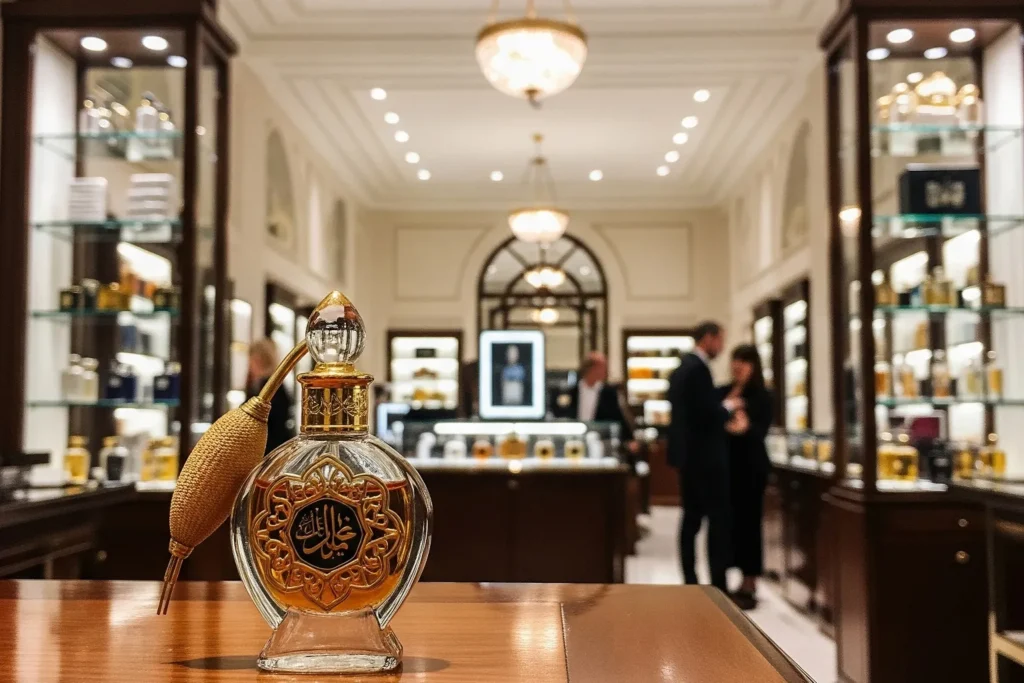 Perfume árabe que pode ser usado no marketing olfativo para marcas paulistanas