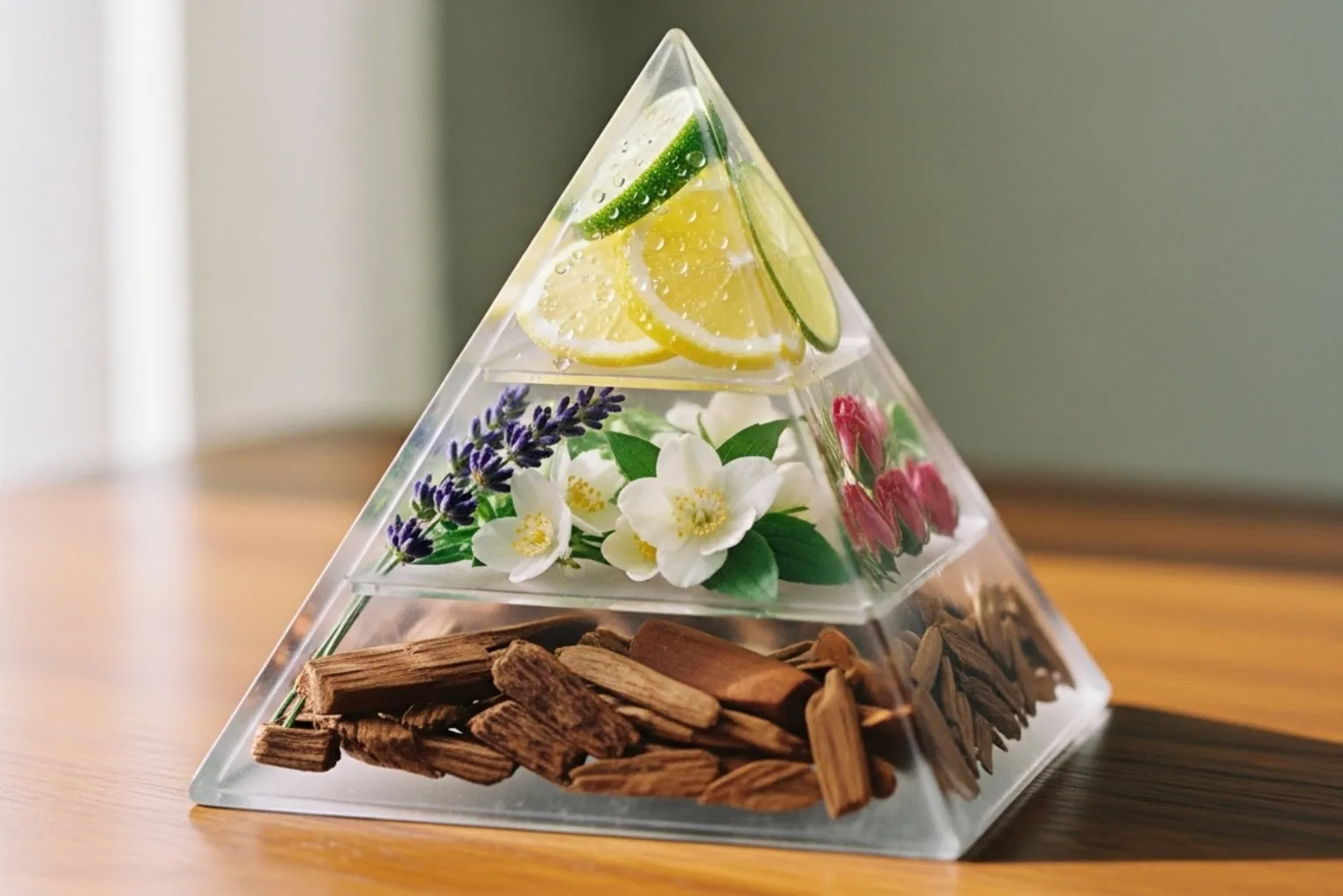 Cada nota desempenha um papel único na construção do cheiro ideal.