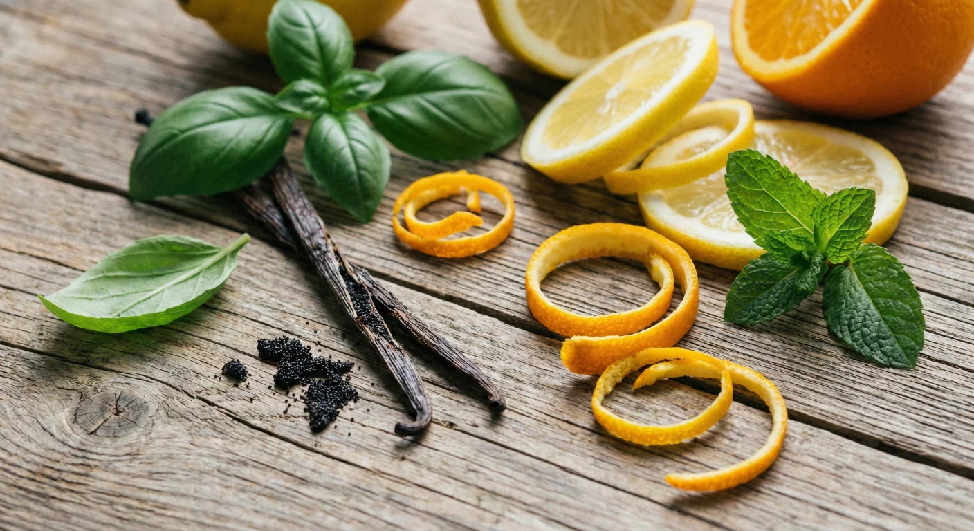 Notas gourmand frescas usadas em marketing olfativo para varejo jovem.