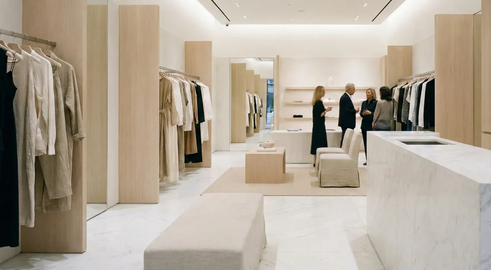 Quiet luxury olfativo aplicado em atmosfera de marca sofisticada